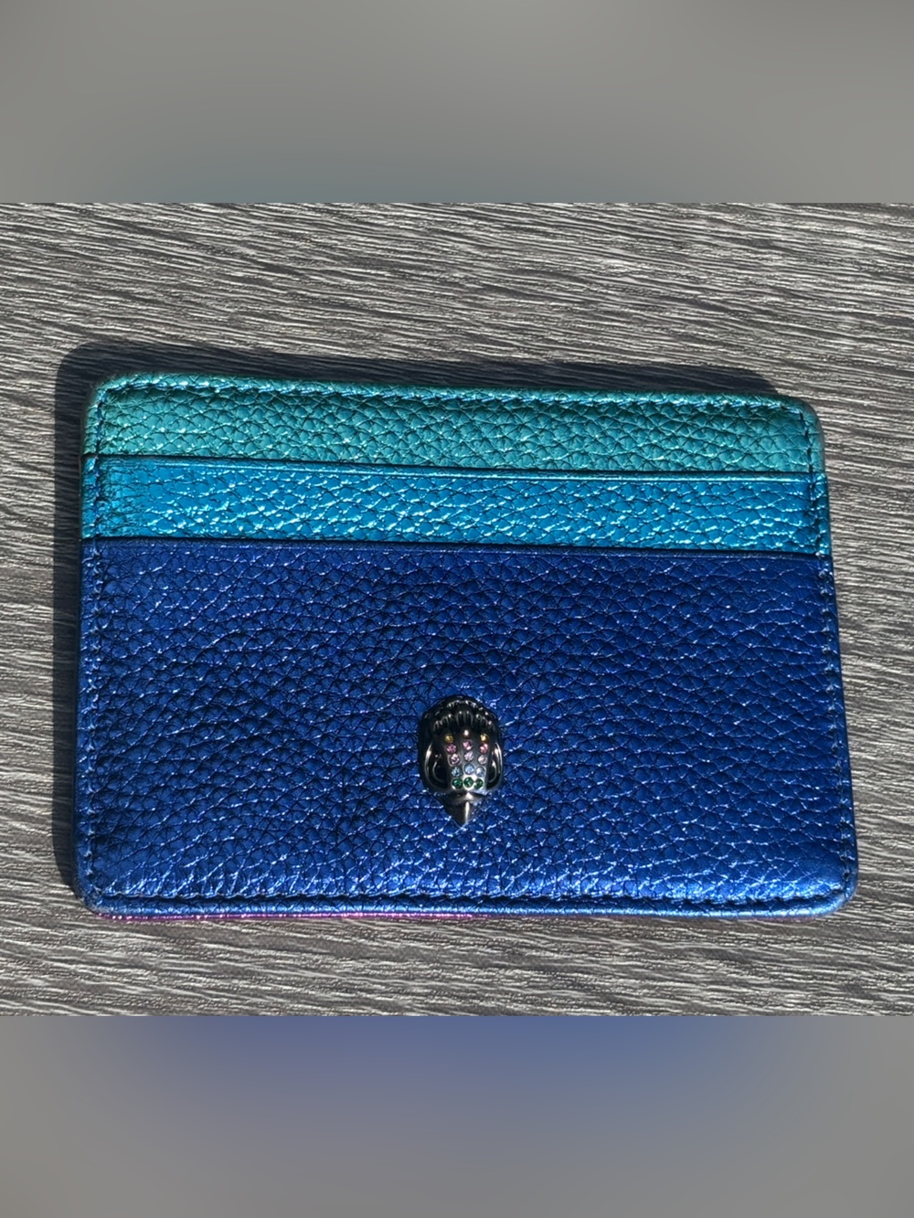 Kurt Geiger Metallic Card Holder